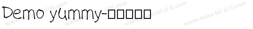 Demo yummy字体转换